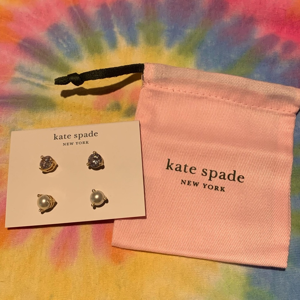 Kate Spade Earring Set w Bag